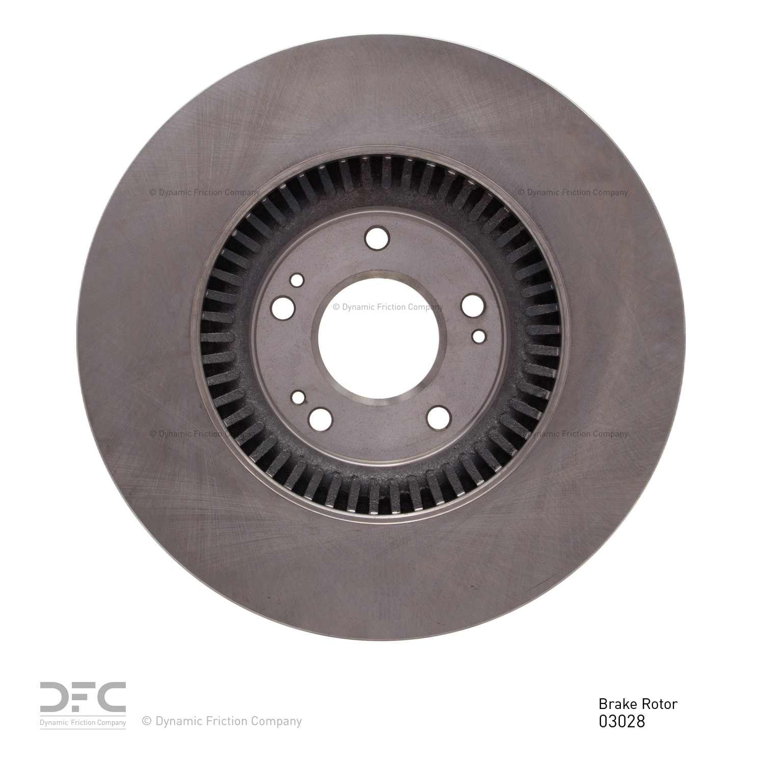 Dynamic Friction Company Disc Brake Rotor 600-03028