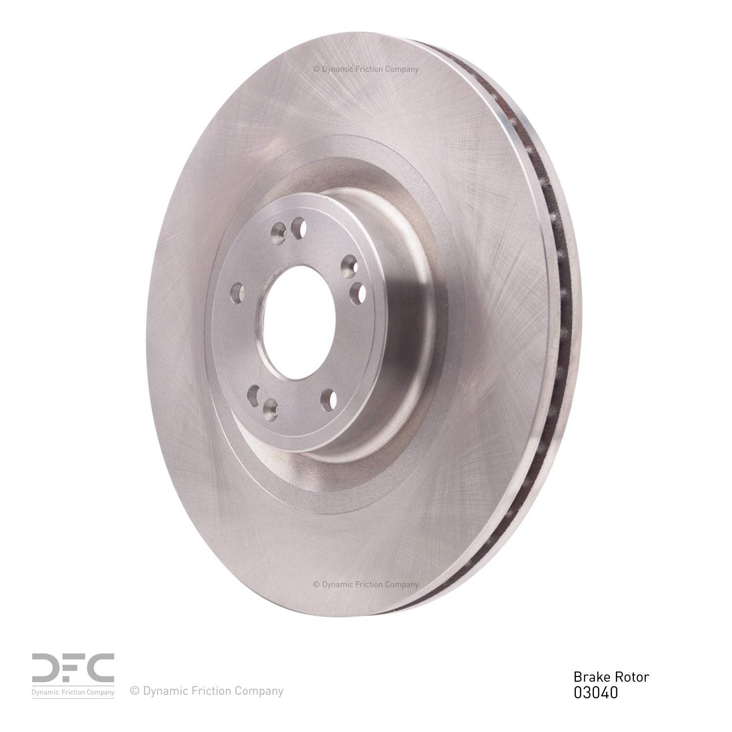 Dynamic Friction Company Disc Brake Rotor 600-03040