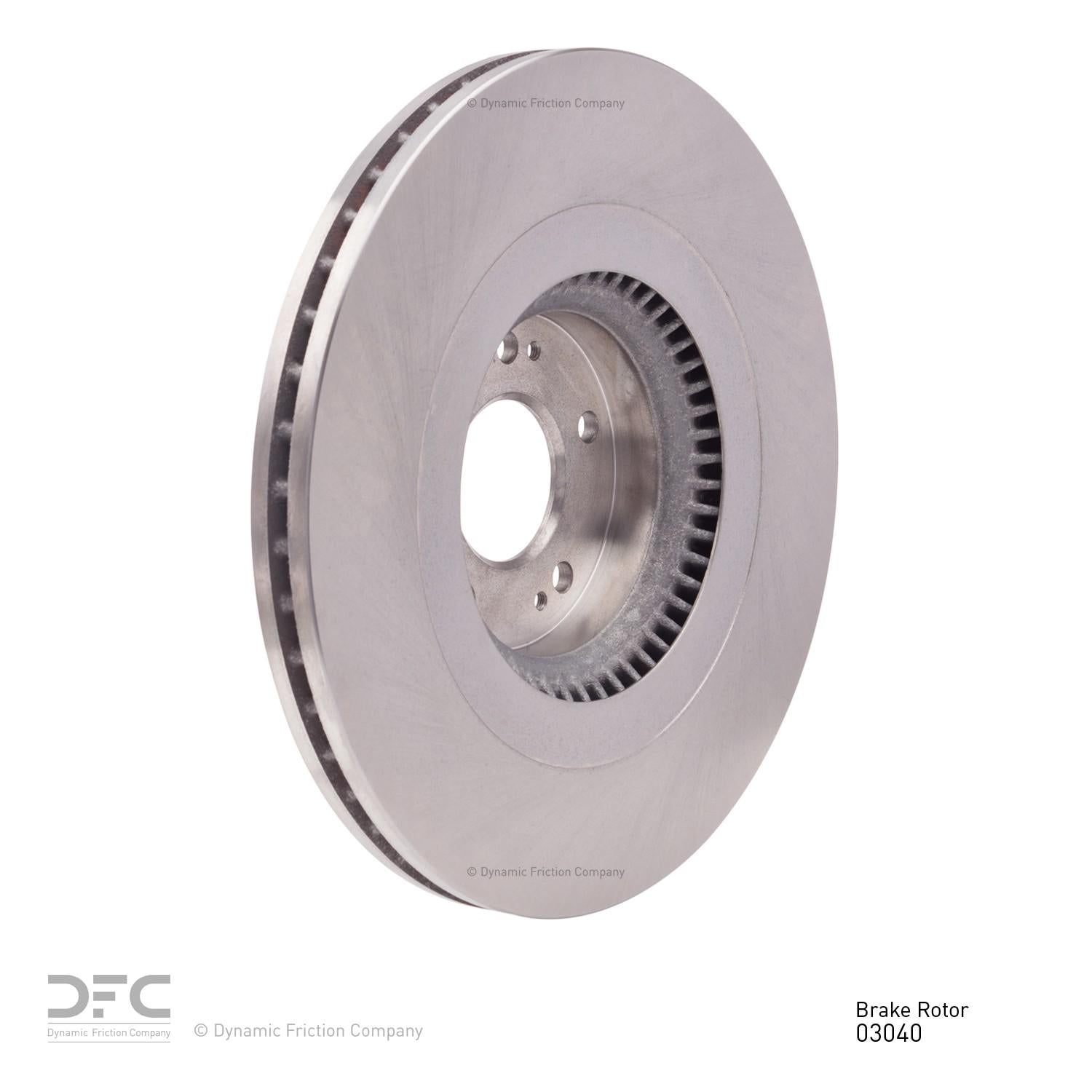 Dynamic Friction Company Disc Brake Rotor 600-03040