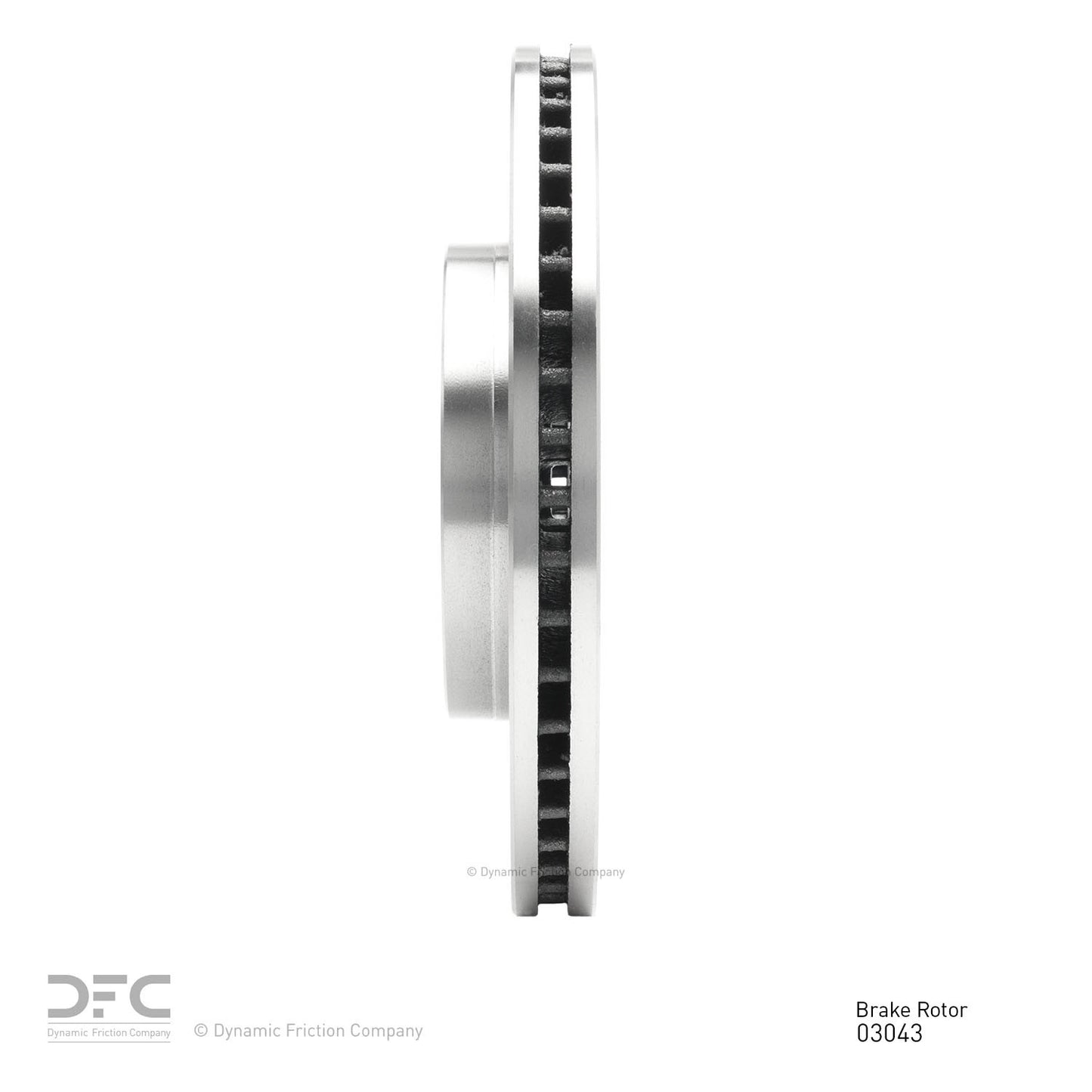 Dynamic Friction Company Disc Brake Rotor 600-03043
