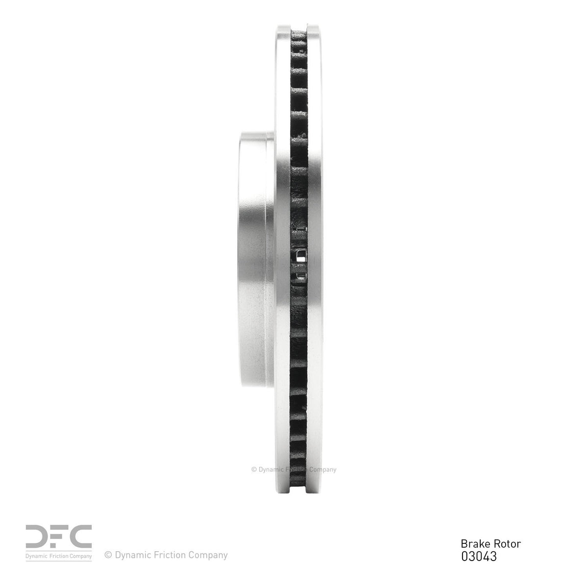 Dynamic Friction Company Disc Brake Rotor 600-03043