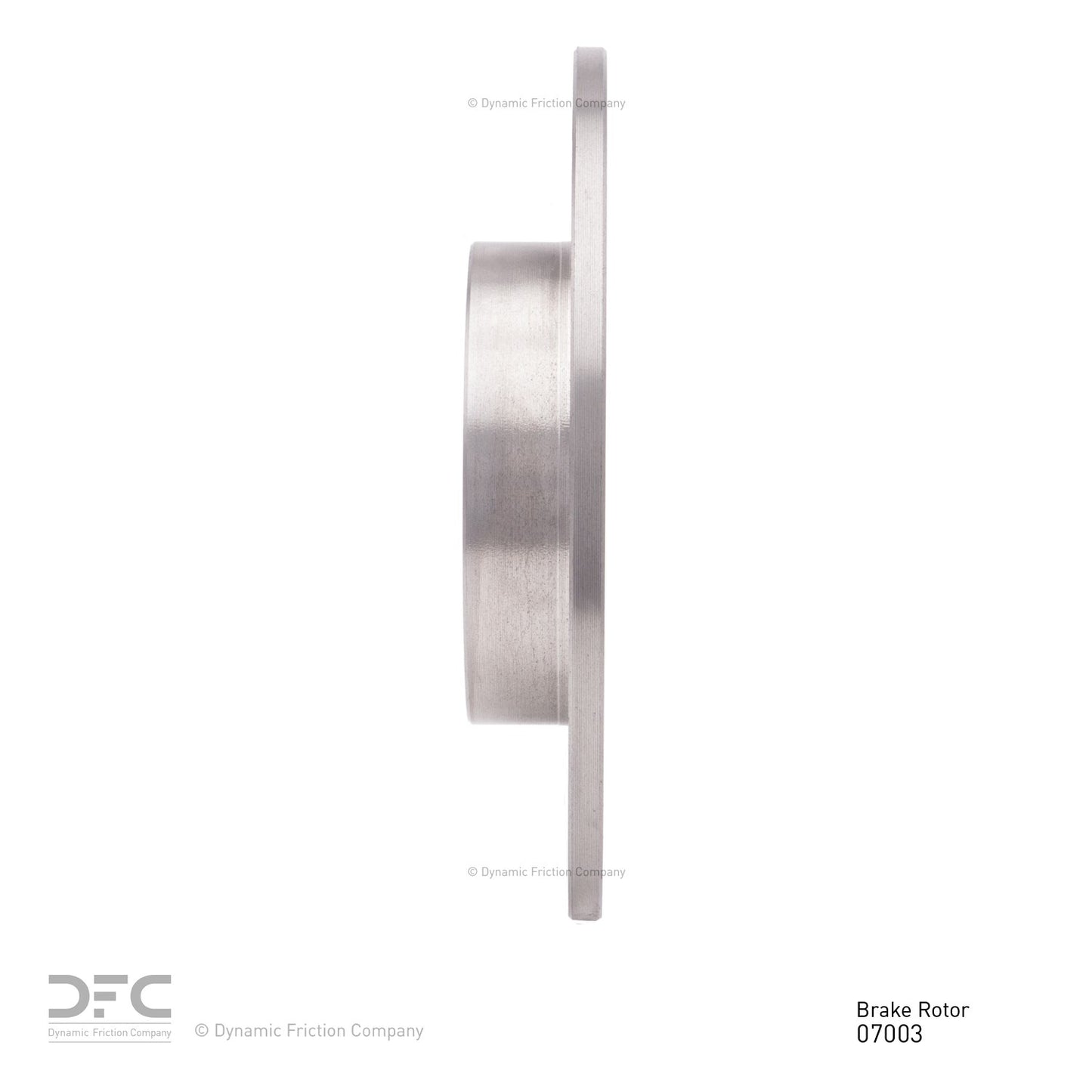 Dynamic Friction Company Disc Brake Rotor 600-07003