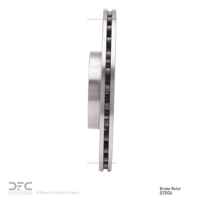 Dynamic Friction Company Disc Brake Rotor 600-07004