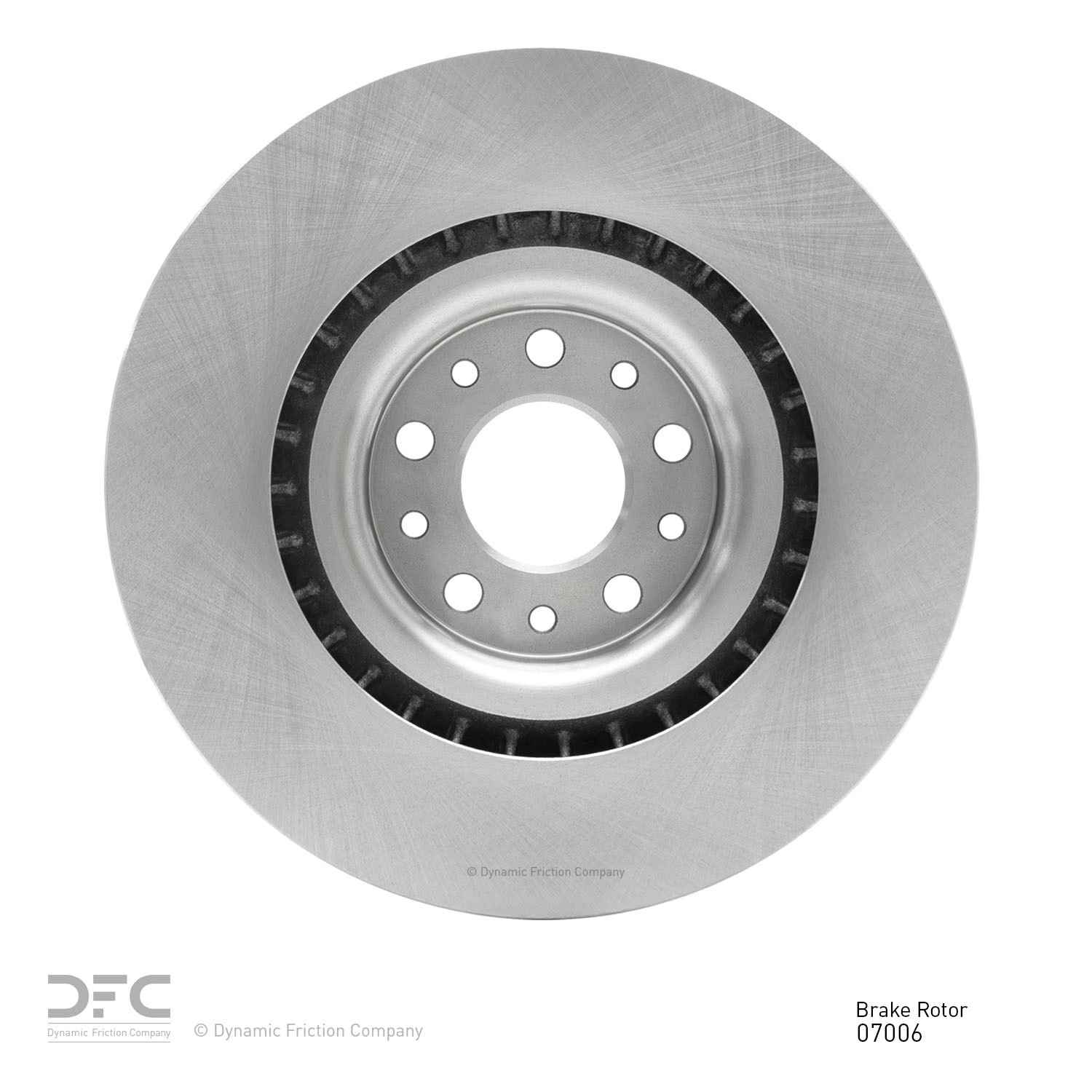 Dynamic Friction Company Disc Brake Rotor 600-07006