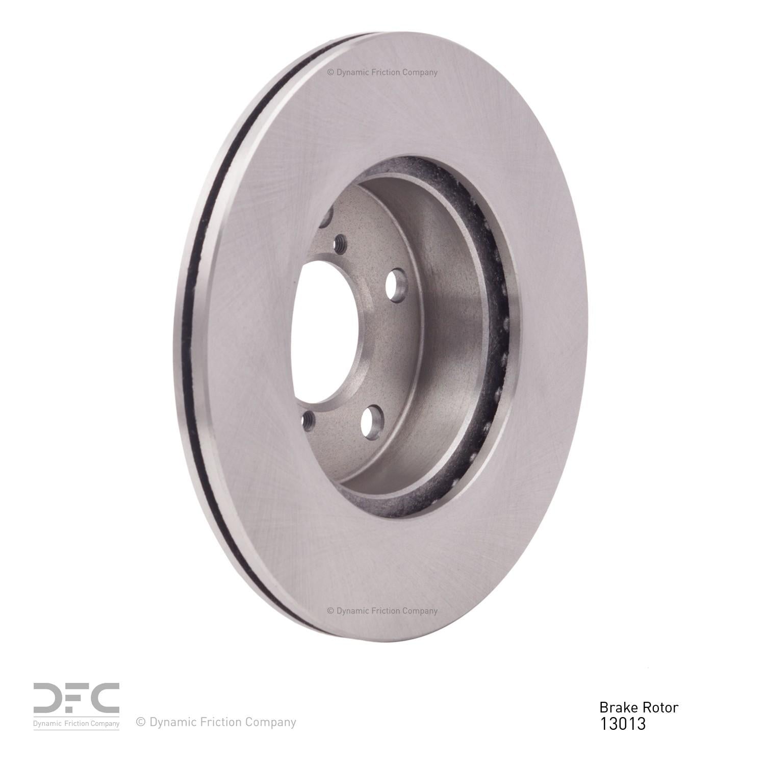 Dynamic Friction Company Disc Brake Rotor 600-13013