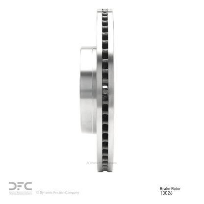 Dynamic Friction Company Disc Brake Rotor 600-13026