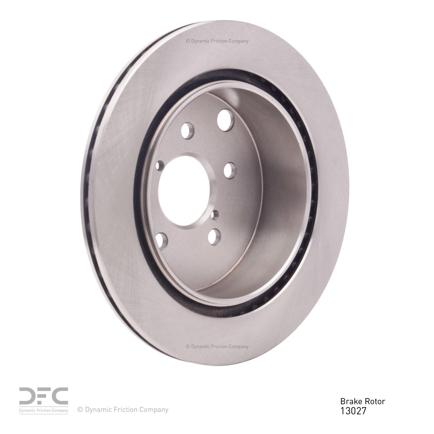 Dynamic Friction Company Disc Brake Rotor 600-13027