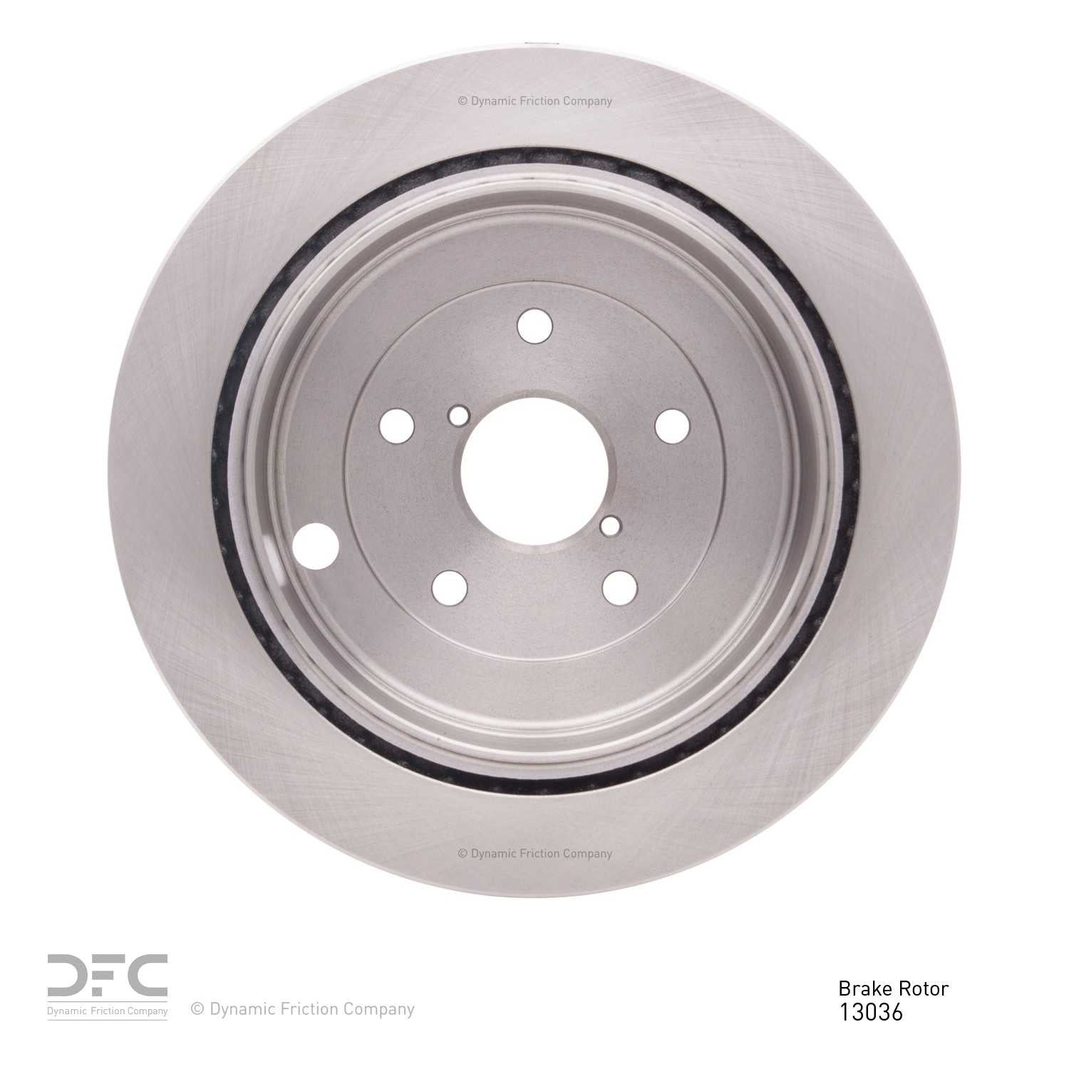 Dynamic Friction Company Disc Brake Rotor 600-13036