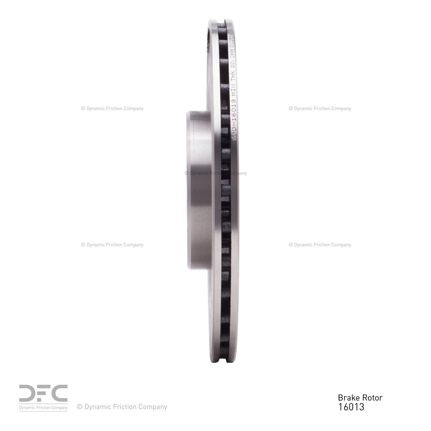 Dynamic Friction Company Disc Brake Rotor 600-16013
