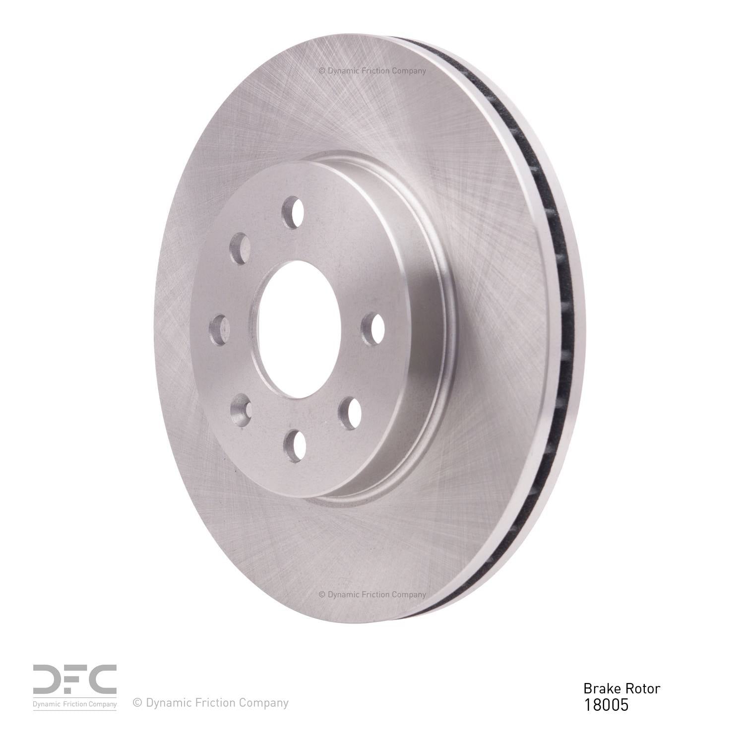 Dynamic Friction Company Disc Brake Rotor 600-18005