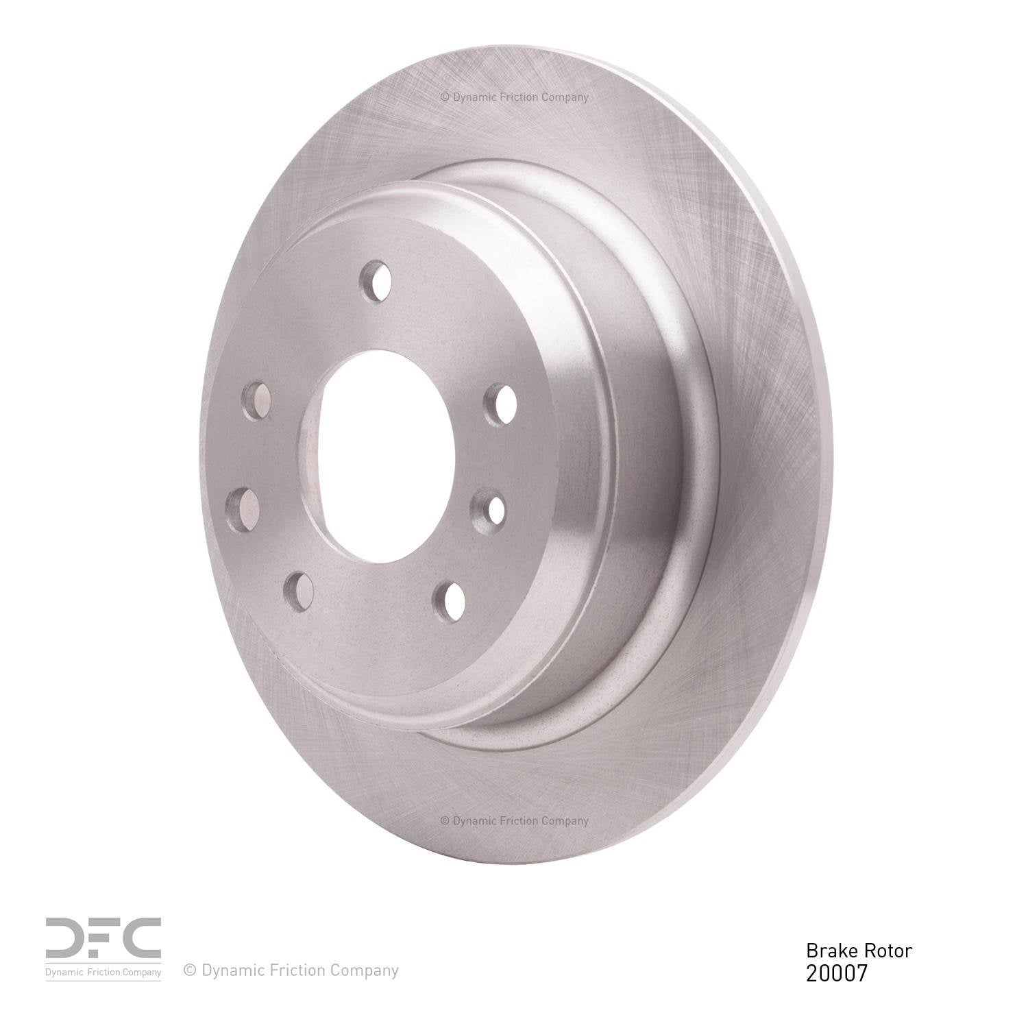 Dynamic Friction Company Disc Brake Rotor 600-20007