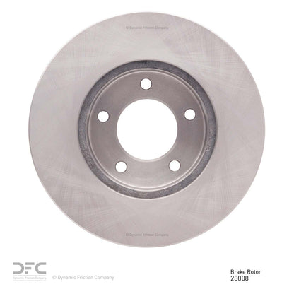 Dynamic Friction Company Disc Brake Rotor 600-20008