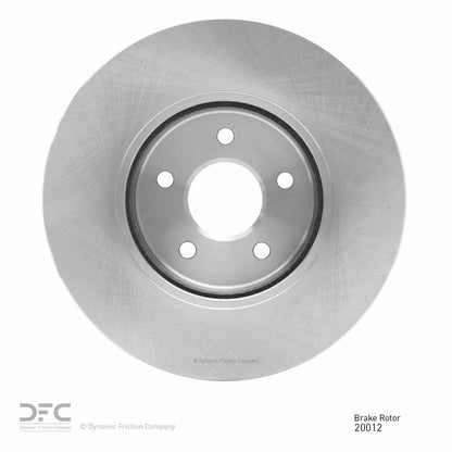 Dynamic Friction Company Disc Brake Rotor 600-20012