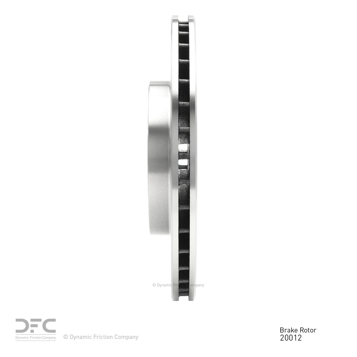 Dynamic Friction Company Disc Brake Rotor 600-20012