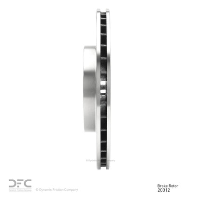Dynamic Friction Company Disc Brake Rotor 600-20012