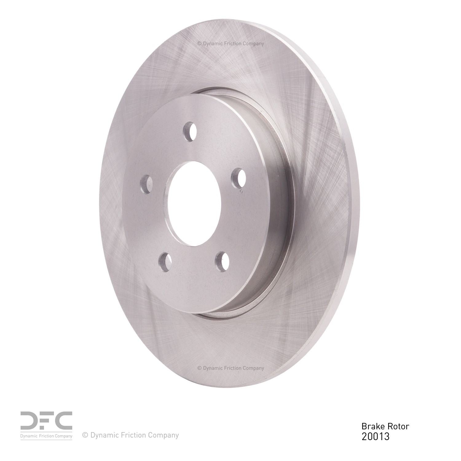 Dynamic Friction Company Disc Brake Rotor 600-20013