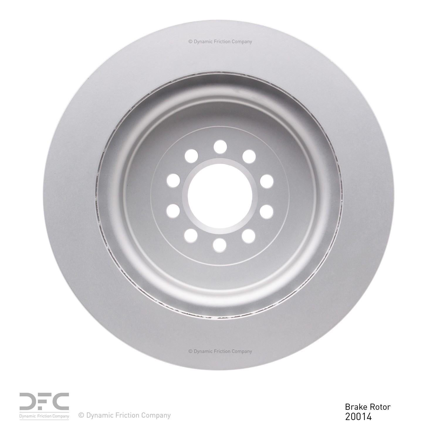 Dynamic Friction Company Disc Brake Rotor 600-20014