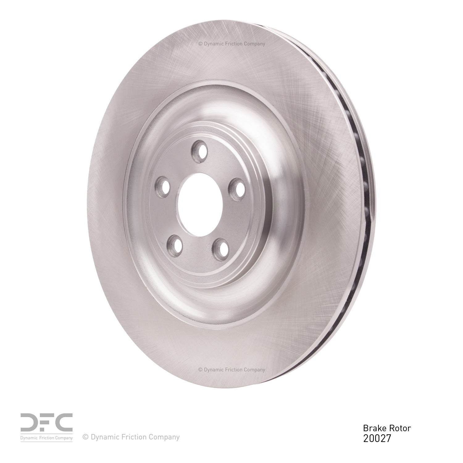 Dynamic Friction Company Disc Brake Rotor 600-20027