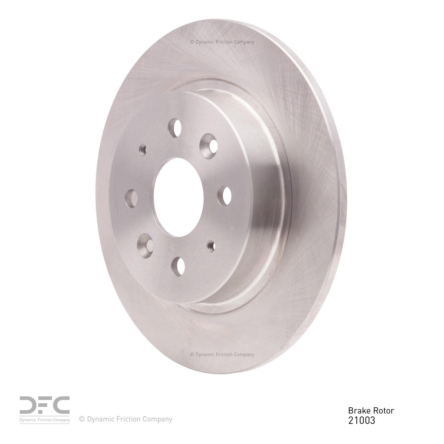 Dynamic Friction Company Disc Brake Rotor 600-21003