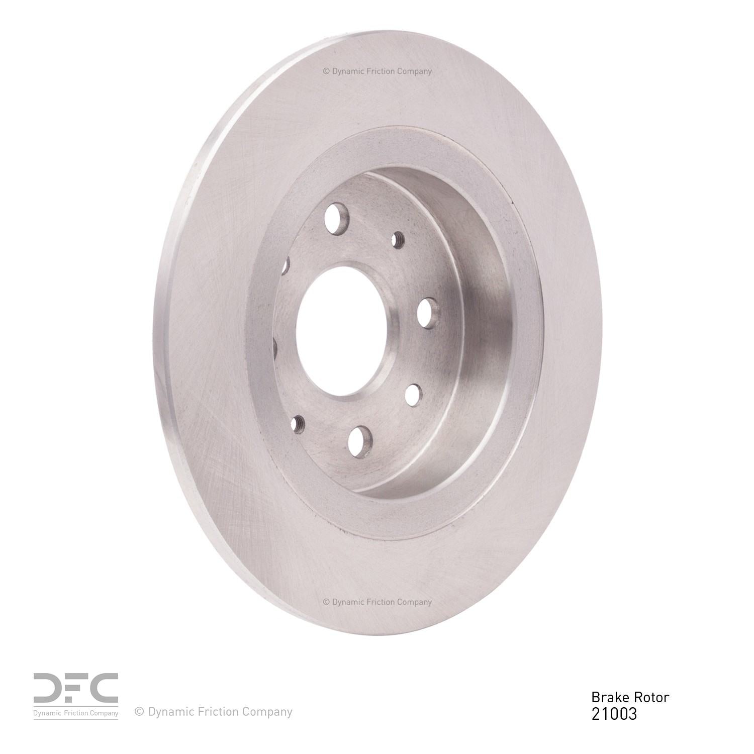 Dynamic Friction Company Disc Brake Rotor 600-21003