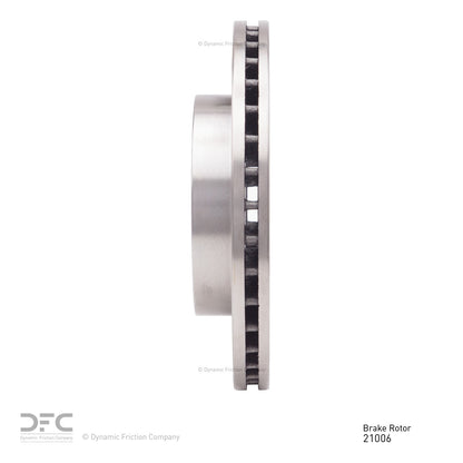 Dynamic Friction Company Disc Brake Rotor 600-21006