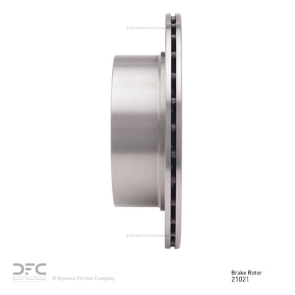 Dynamic Friction Company Disc Brake Rotor 600-21021