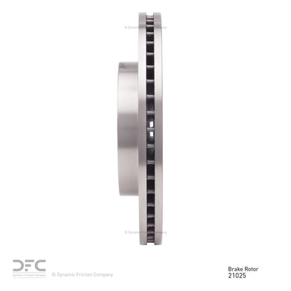 Dynamic Friction Company Disc Brake Rotor 600-21025