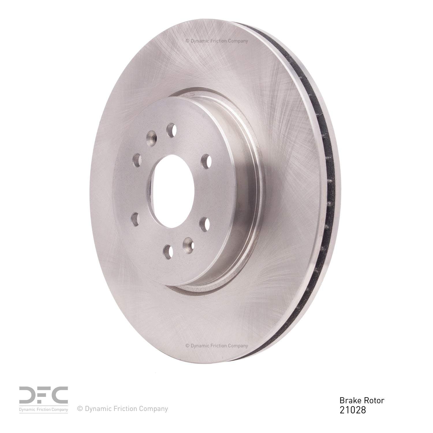 Dynamic Friction Company Disc Brake Rotor 600-21028