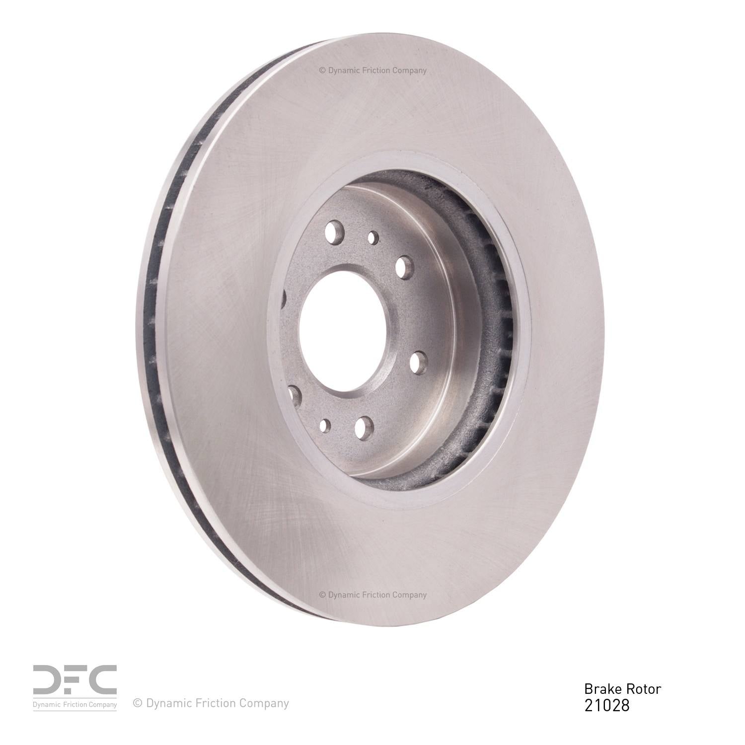 Dynamic Friction Company Disc Brake Rotor 600-21028