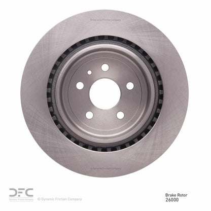 Dynamic Friction Company Disc Brake Rotor 600-26000