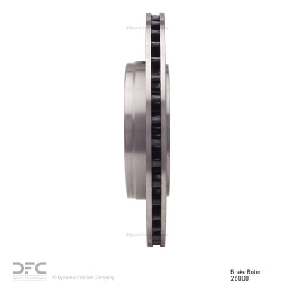 Dynamic Friction Company Disc Brake Rotor 600-26000