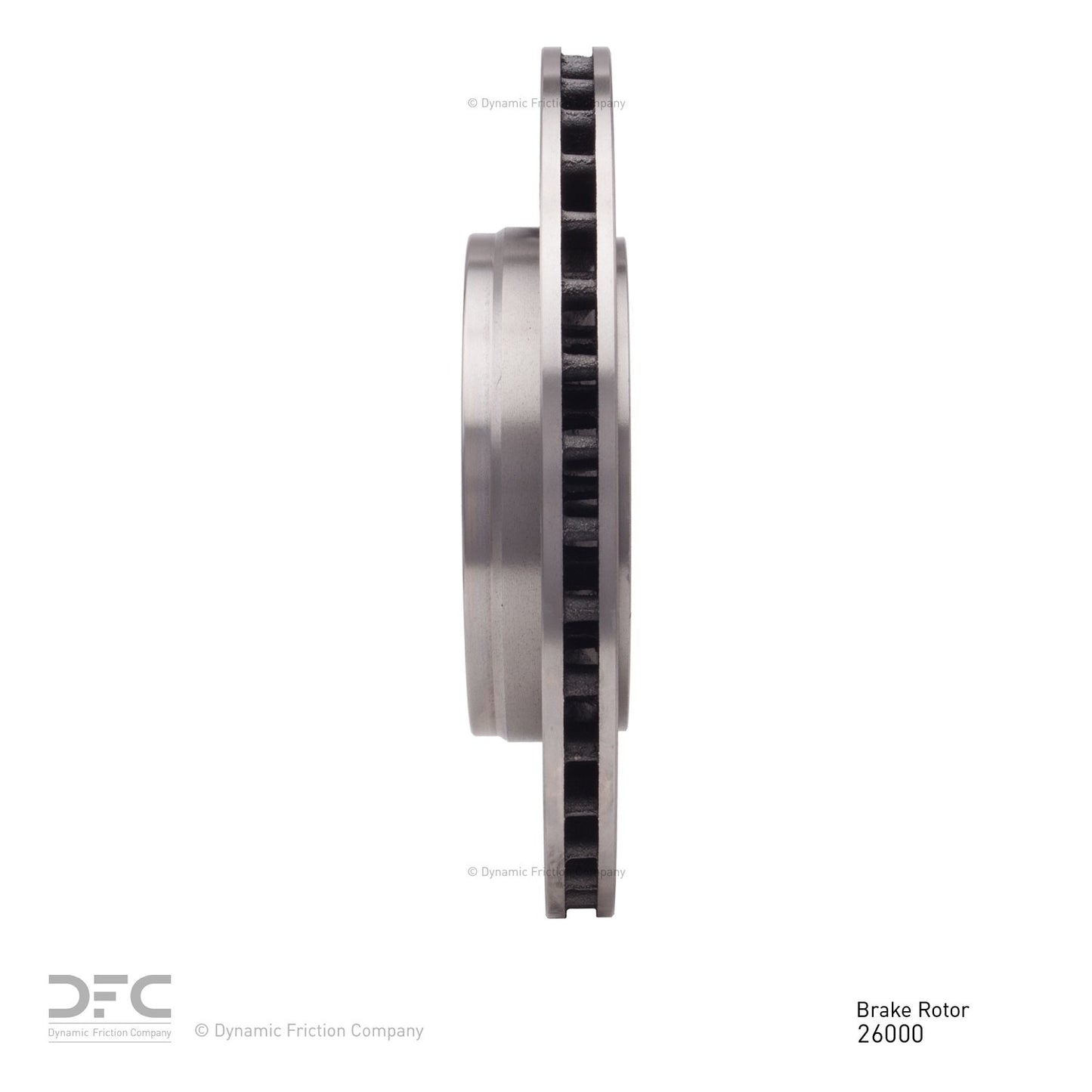 Dynamic Friction Company Disc Brake Rotor 600-26000