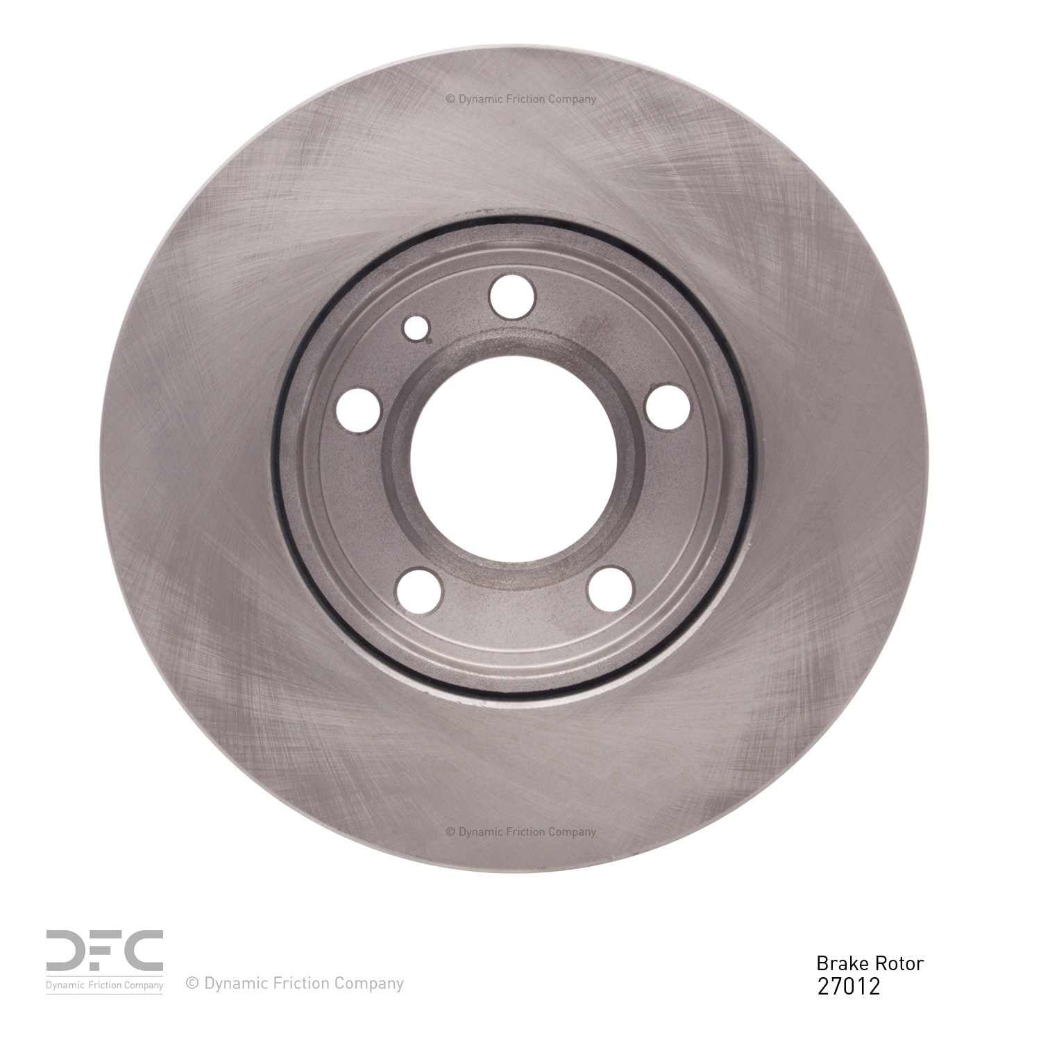 Dynamic Friction Company Disc Brake Rotor 600-27012