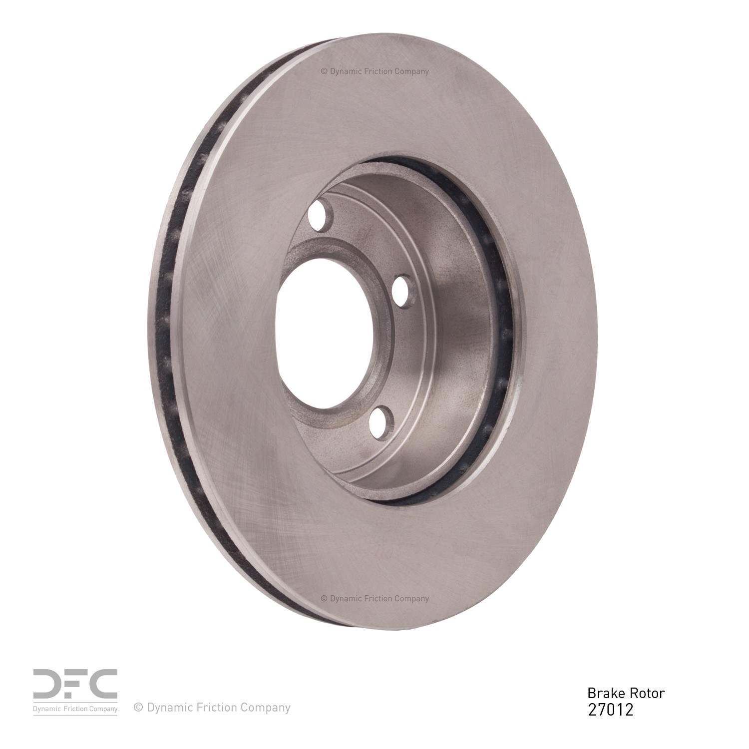 Dynamic Friction Company Disc Brake Rotor 600-27012