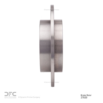 Dynamic Friction Company Disc Brake Rotor 600-27020