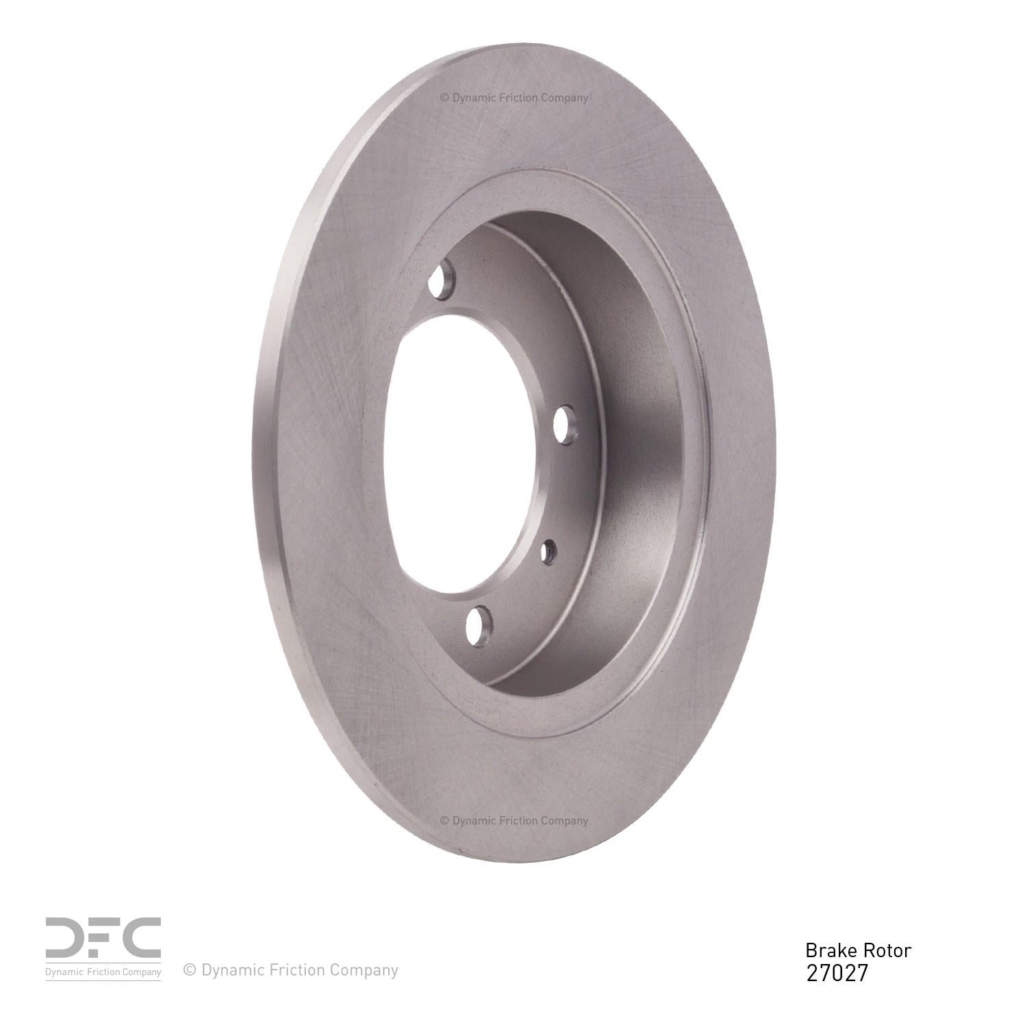 Dynamic Friction Company Disc Brake Rotor 600-27027