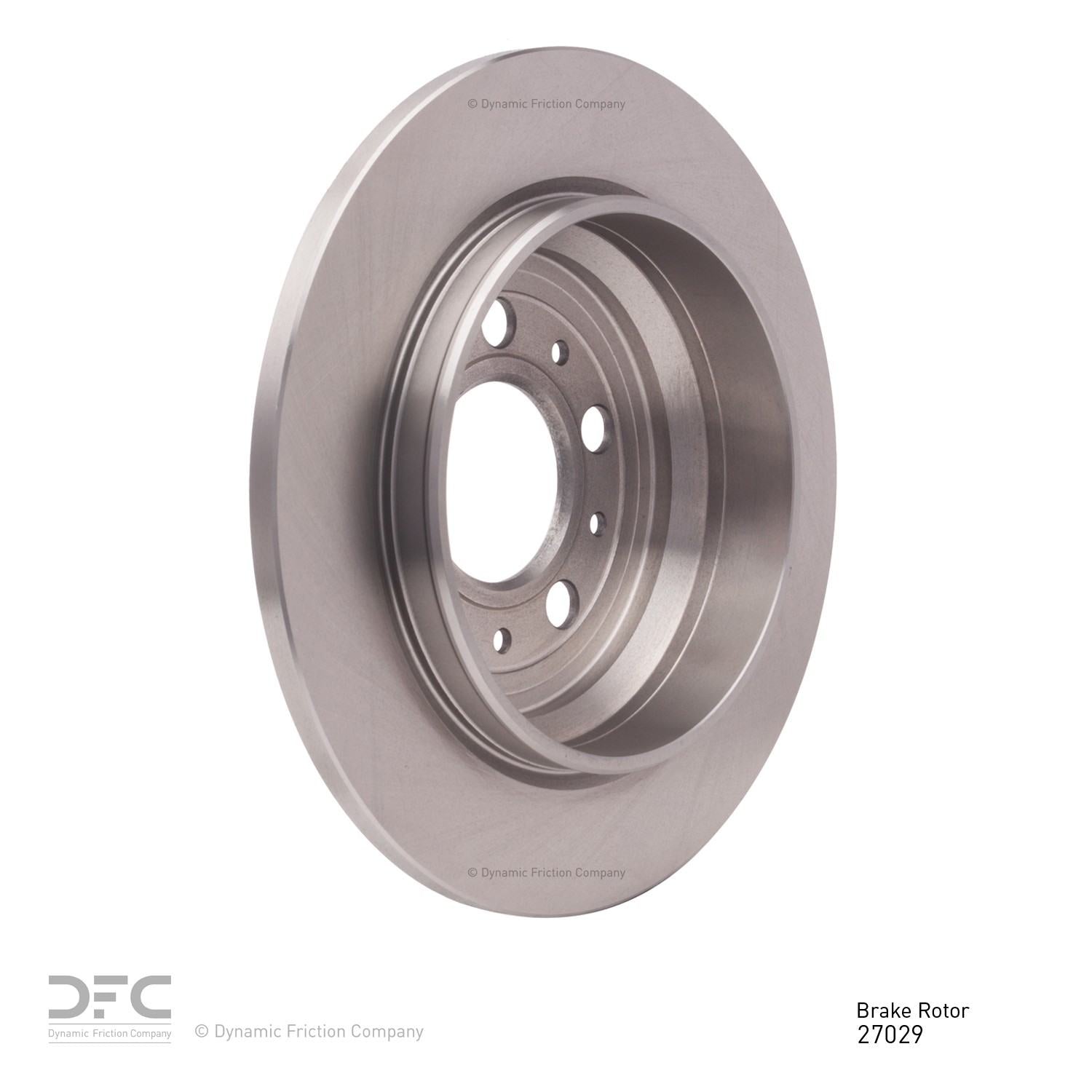 Dynamic Friction Company Disc Brake Rotor 600-27029