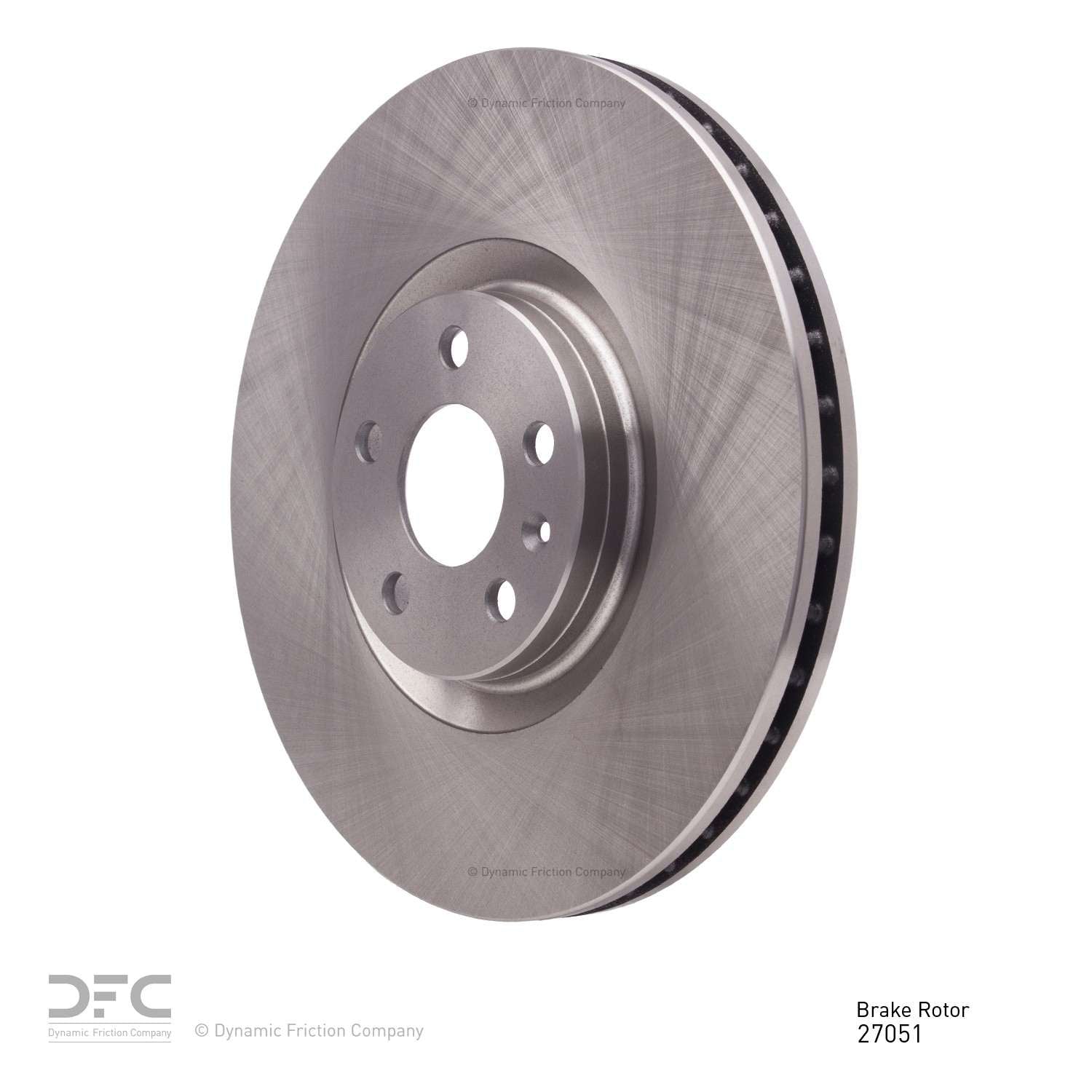 Dynamic Friction Company Disc Brake Rotor 600-27051