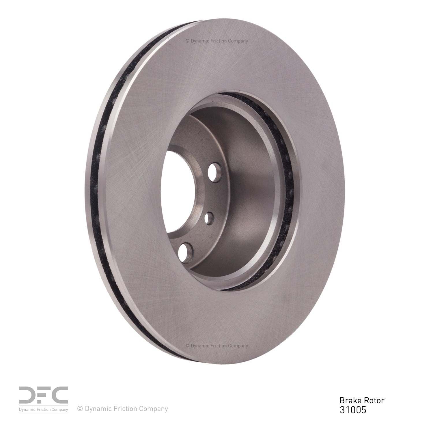 Dynamic Friction Company Disc Brake Rotor 600-31005