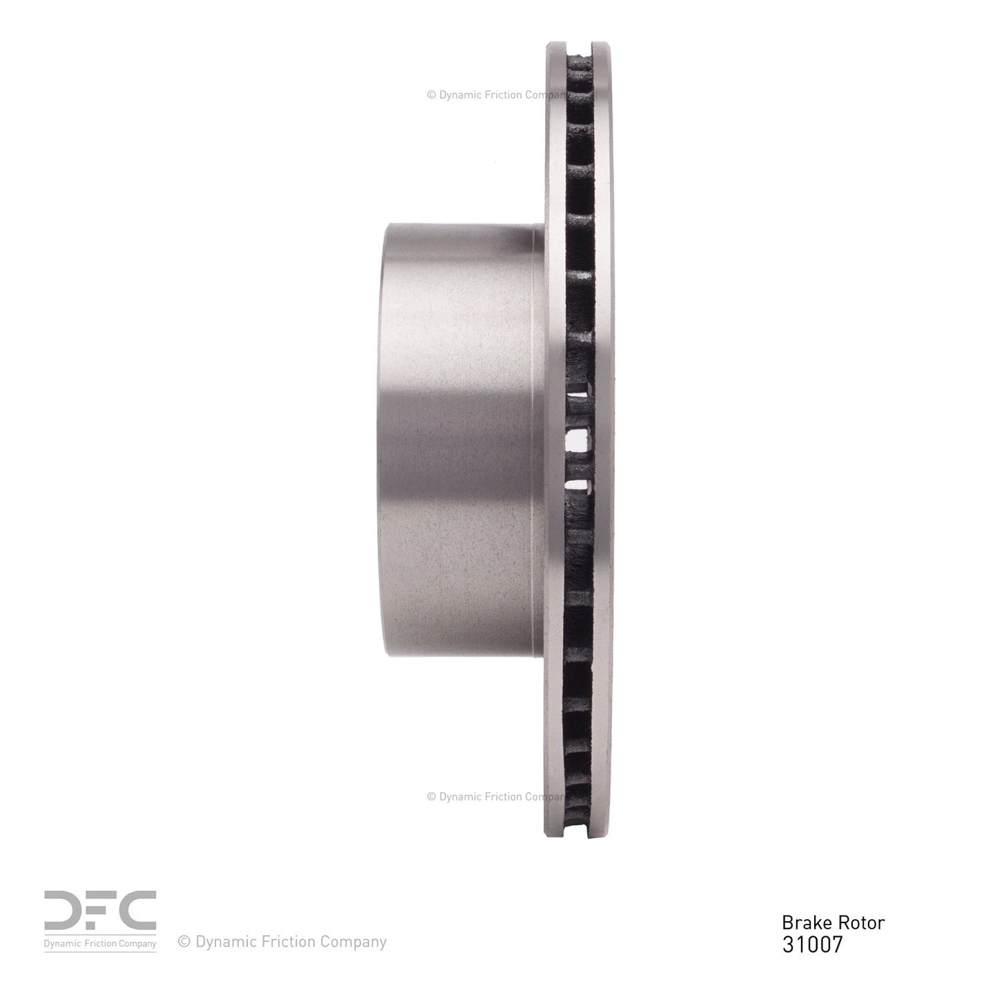 Dynamic Friction Company Disc Brake Rotor 600-31007
