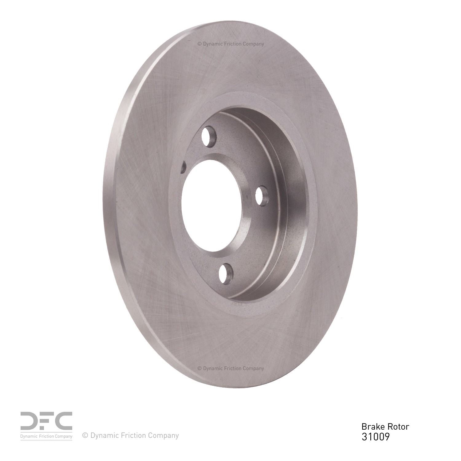 Dynamic Friction Company Disc Brake Rotor 600-31009