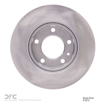 Dynamic Friction Company Disc Brake Rotor 600-31012