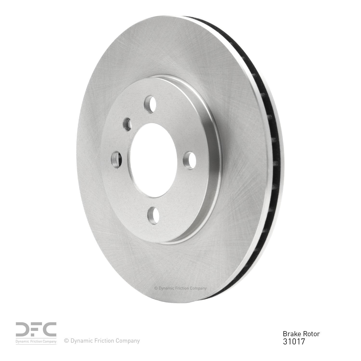 Dynamic Friction Company Disc Brake Rotor 600-31017