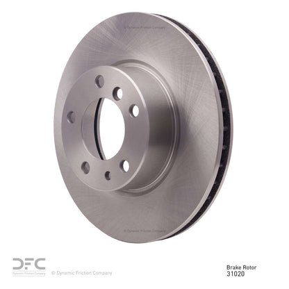 Dynamic Friction Company Disc Brake Rotor 600-31020