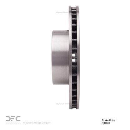 Dynamic Friction Company Disc Brake Rotor 600-31020