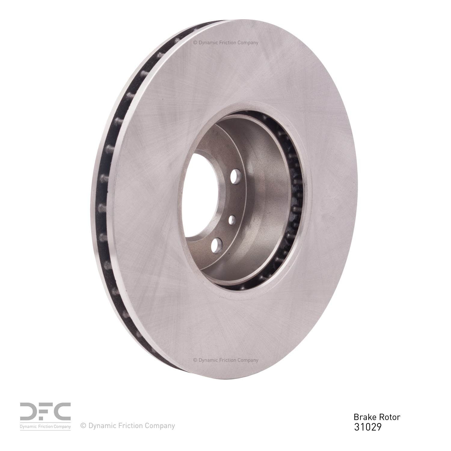 Dynamic Friction Company Disc Brake Rotor 600-31029