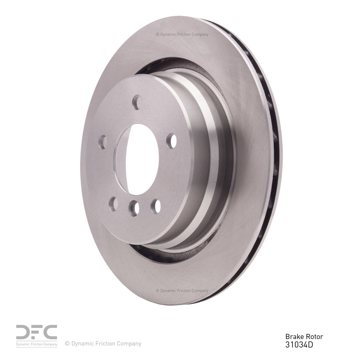 Dynamic Friction Company Disc Brake Rotor 600-31034D