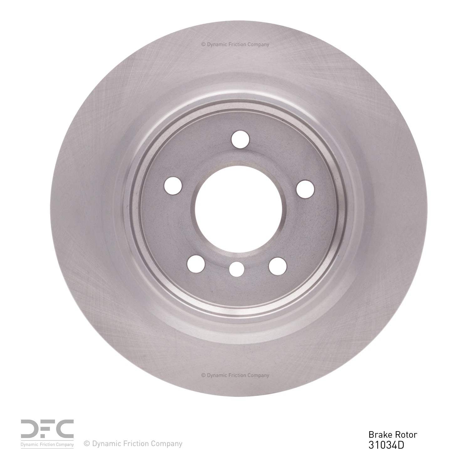 Dynamic Friction Company Disc Brake Rotor 600-31034D