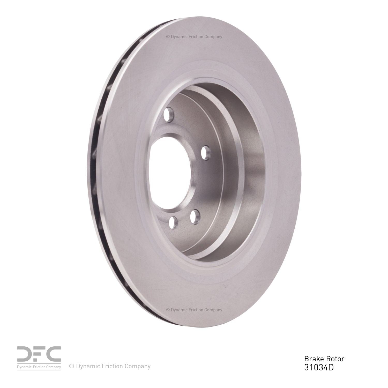 Dynamic Friction Company Disc Brake Rotor 600-31034D