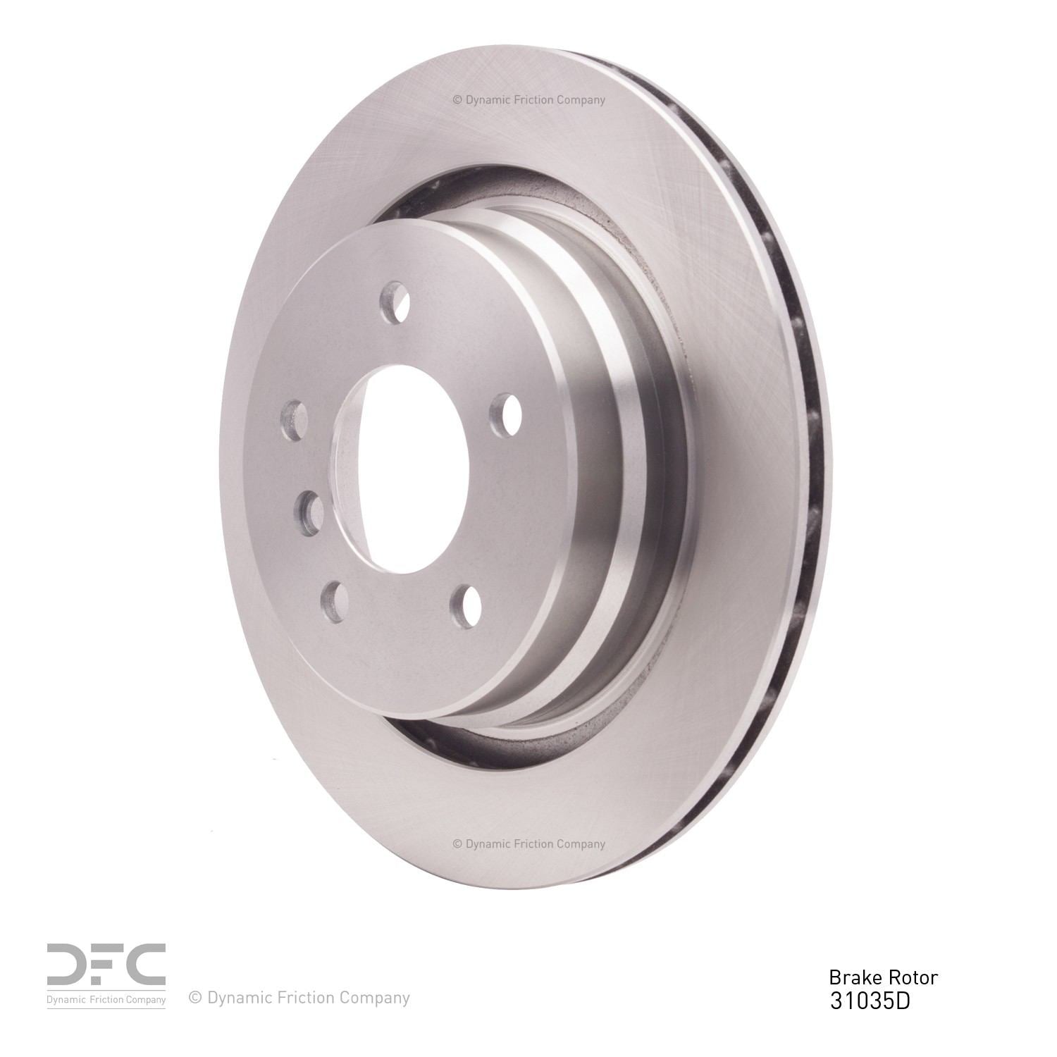 Dynamic Friction Company Disc Brake Rotor 600-31035D